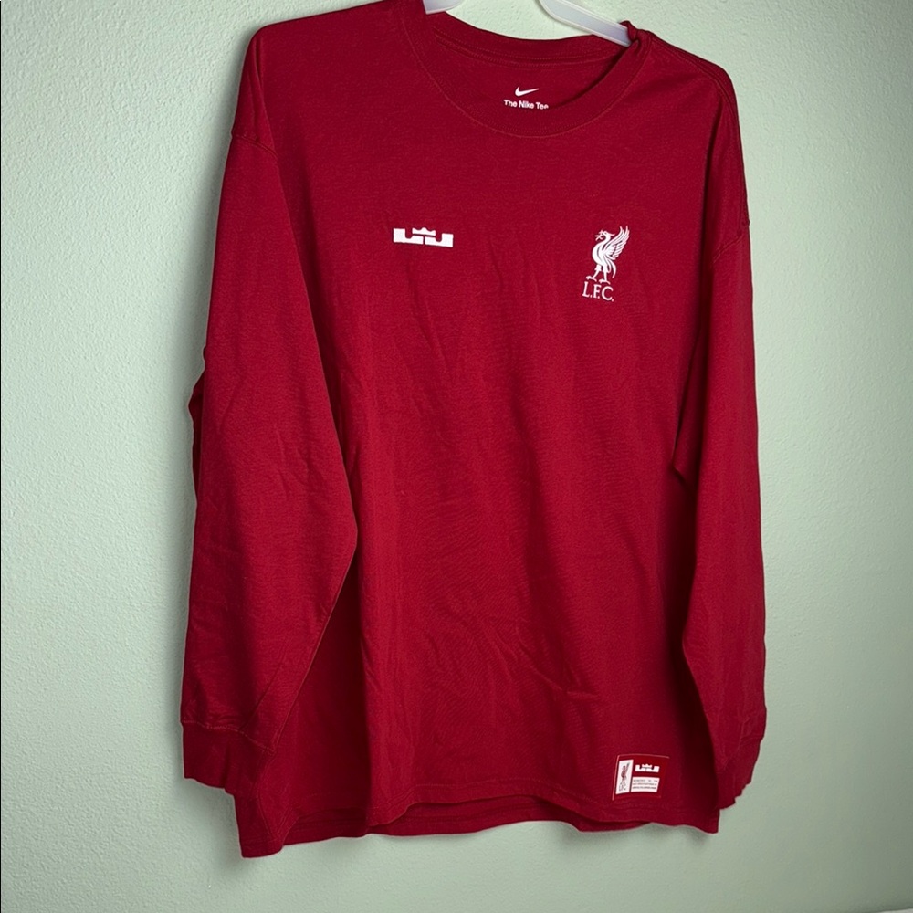 Nike Red Liverpool Long Sleeve Shirt